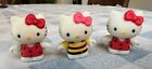 Hello Kitty Figure Lot Of 3 Sanrio Cat Figures Collectable Rare