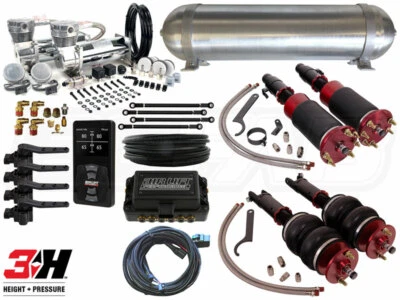 Complete Air Suspension Kit - 2008-2012 Honda Accord - LEVEL 4 w/ Air Lift 3H - Image 1 of 4
