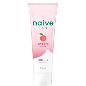 Kracie [Espuma de lavado facial ingenua: hoja de melocotón 130 g] hidratante - Imagen 1 de 10