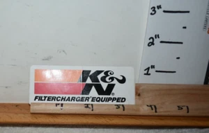 Racing contingency stickers decals K&N Equipped from NHRA/AHDRA/NASCAR H1 - Picture 1 of 1