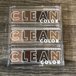 Three Covergirl Clean and Fresh Eyeshadow - Picture 1 of 4