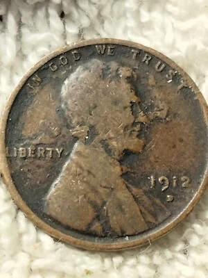 1912 D Lincoln Wheat Cent Die Clash And Die Break Error - Image 1 of 4