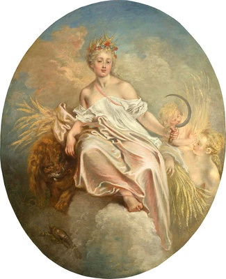 Jean-Antoine Watteau: "Ceres (verano)" (c.1717-1718) — Impresión de bellas artes de giclee Foto 1 de 2
