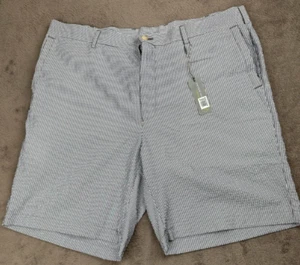 Peter Millar federleichte Golfshorts Herren 38 blau strukturiert Seersucker - Bild 1 von 9