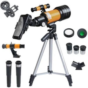 150X Refractive Astronomical Telescope with Phone Clip Night Vision Telescope    - Picture 1 of 6