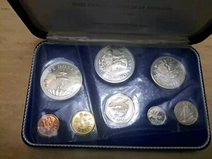 1973 Barbados 8 Coin Proof Set With COA - Picture 1 of 1