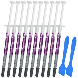 HY880 Thermal Paste 10 Pack - 5.15W/MK 1G/Pc, CPU Heatsink Grease for PC PS4 - Afbeelding 1 van 12