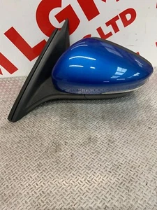 FORD FOCUS DOOR MIRROR MK4 PASSENGER SIDE DESSERT ISLAND BLUE FOLDING MIRROR N/S - Picture 1 of 4