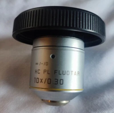 Leica HC PL FLUOTAR 10x/0.30 Microscope Lens - Image 1 of 4