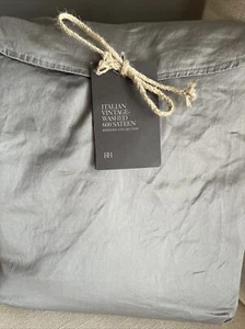 Restoration Hardware Italian Vintage Washed 600 TC KING Duvet, NICKEL - Picture 1 of 7