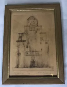 *RARE* Louis ROSENBERG, Signed/ #, Etching Ruff Sketch “Fully Rented” 2 Of 6 - Picture 1 of 7