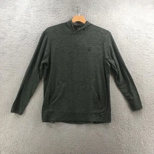 Spyder Active Sweatshirt & Hoodie Mens XL Green Hooded Long Sleeve Side Pocket - Picture 1 of 14