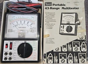 Sears Portable 43 Range Multitester Original Box & Paperwork - Picture 1 of 6