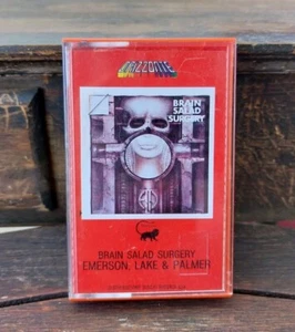 Emerson Lake & Palmer Brain Salad Surgery Kassette Tape MC GETESTET ITALIEN 73 - Bild 1 von 3