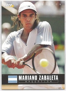 2005 Ace Authentic Debut Edition - Mariano Zabaleta Tennis Card #47