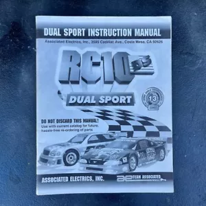 1993 Team Associated RC10DS RC 1:10 ORIGINAL Assembly Guide Manual Dual Sport - Picture 1 of 4