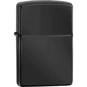 ZIPPO BASE MODEL Lighter EBONY FINISH Mint In Box REGULAR 24756 New Old Stock - Picture 1 of 1