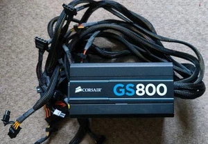UNTESTED Corsair GS800 800W 65-001183 Black Desktop PSU Power Supply - Picture 1 of 8