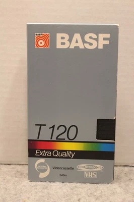 BASF T-120 Super High Grade VHS Chrome Video Cassette 246min - Image 1 of 2