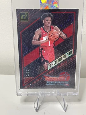 2023-24 Panini Donruss Retro Series Amen Thompson #4 /25 - Image 1 of 2