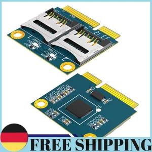 Dual-TF-Micro-SD-Karte auf Mini-PCI-E-Adapter mit Mini-PCIe-Adapter mit halber H - Afbeelding 1 van 12