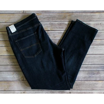 Lucky Brand Jeans Mens 42 x 34 Dark Wash Stretch Denim 410 Athletic Slim - Image 1 of 4