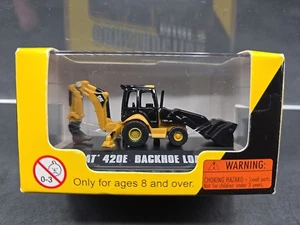 NORSCOT CONSTRUCTION MINI'S  DIE CAST TERNA CAT 420E BACKHOE LOADER    ART 55423 - Picture 1 of 12