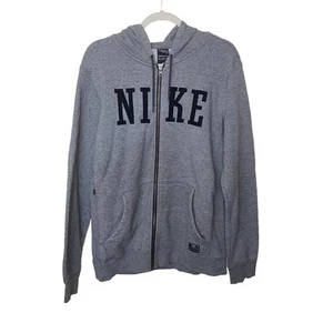 Nike Engineered For World Class Athletes Men Sz M Gray Sweatshirt Hoodie Jacket - Picture 1 of 7