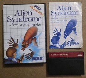 Alien Syndrome (Sega Master System) Cib Complete - Tested