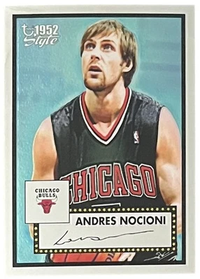 2005 Topps 1952 Style Chrome #40 Andres Nocioni Chicago Bulls /499 - Image 1 of 2