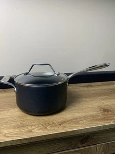 All-Clad Metalcrafters 2.5 QT Stainless Steel Anodized Saucepan Pot + Lid - Picture 1 of 10