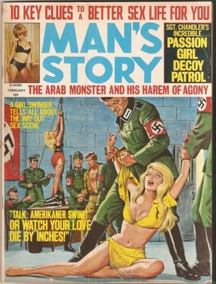 Man’s Story Magazine February 1974 Very good condition Foto 1 de 4