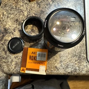 Minolta AF Maxxum 70-210mm F4-5.6 Lens A-Mount & AETNA Rokunar Coated Filter 55 - Picture 1 of 7