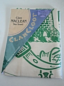 Clancloot Tea Towel Clan MacLean - Picture 1 of 2