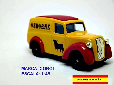 Corgi Scale 1:43 Truck Morris Z Van Of Osborne Collection Vintage Metal - Image 1 of 3
