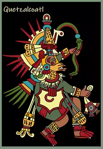 QUETZALCOATL - REFRIGERATOR PHOTO MAGNET - Picture 1 of 3