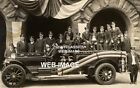 1917 VESTE ROUGE WEST VIRGINIA FIREMAN MINGO CO CAMION MOTEUR D'INCENDIE RJFD 8X12 PHOTO