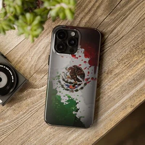 Mexico Flag Tough Phone Case, Mexican Phone Cover, Hard Shell Phone Protector, - Picture 1 of 107