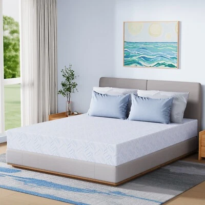 8/10/12 Inch Gel Infused Memory Foam Twin Full Queen King Size Mattress in a Box - Image 1 of 2