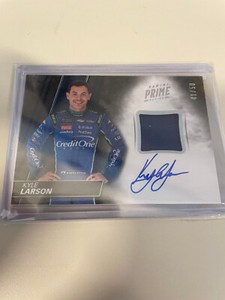 2018 Kyle Larson Panini Prime Racing Signature Patch Autograph Card /50 🔥🔥