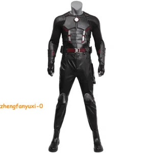 Deadpool 3 Blade Cosplay Costume Outfits Men Vest Pants Shoes Halloween Full Set - Picture 1 of 18