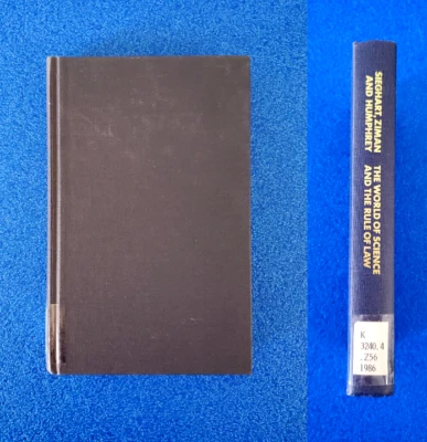 THE WORLD OF SCIENCE AND THE RULE OF LAW HARDCOVER POLI SCI FREE SHIPPING BOOK - Image 1 of 4
