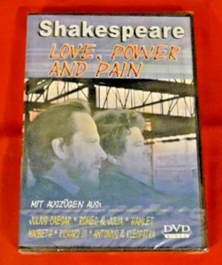 DVD : Shakespeare , Love Power And Pain , 48 min , 2005 , TOP - Imagen 1 de 2