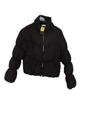 Bershka Women's Coat M Black 100% Polyester Puffer Jacket