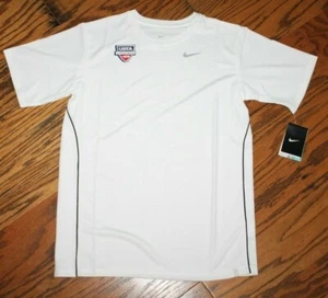 Nike USTA Junior Team Tennis Boys Youth Dri Fit Shirt White Size 2XL NWT - Picture 1 of 4