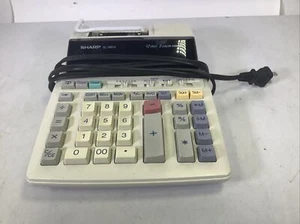 Sharp EL-1801V Portable 12-Digit 2-Color Printing Calculator  - NG H2C - Picture 1 of 4