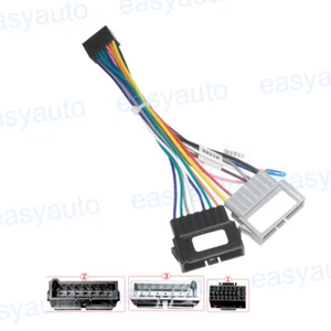 16Pin for Jeep Grand Cherokee 98~04 Car Radio Stereo Power Wiring Harness Cable - Imagen 1 de 8