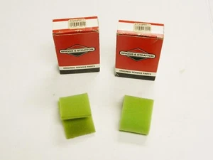 2x Briggs & Stratton 273185 Lawn Mower Pre-Filter Green OEM Genuine - Picture 1 of 3