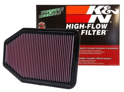 Filtro de admisión de aire de alto flujo K&N 33-2364 para Jeep Wrangler JK 2007-2017 3,6 L 3,8 L Foto 1 de 2