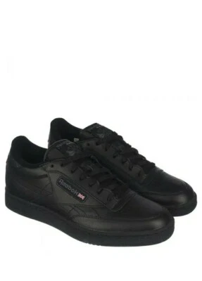 REEBOK CLUB C Clásico Negro/Carbón Escuela Primaria Niños Talla 10.5 Foto 1 de 4